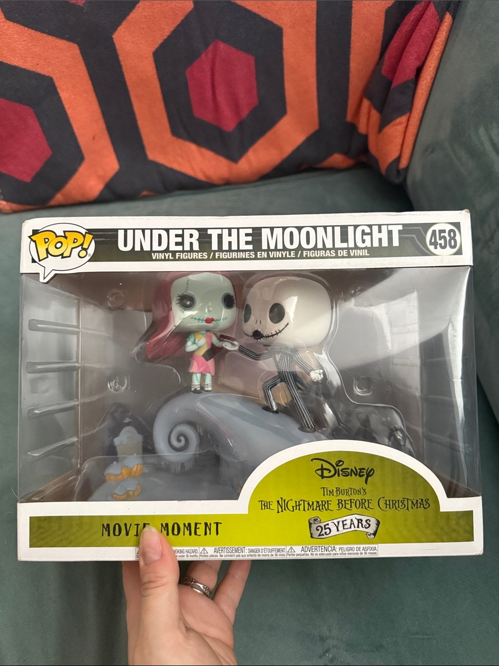 The Nightmare Before Christmas Funko Pop Under the Moonlight 458 Jack and Sally